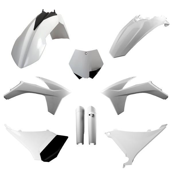 POLISPORT PLASTIC KIT COMP WH KTM 91442