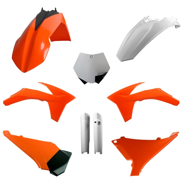 POLISPORT PLASTIC KIT COMP WH KTM 91445