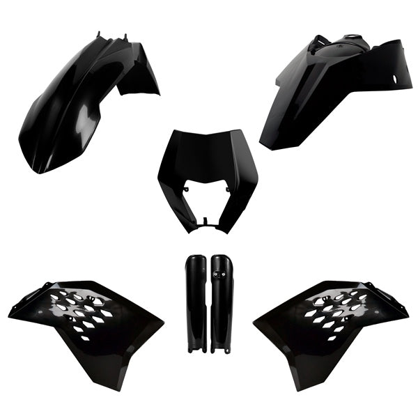 POLISPORT PLASTIC KIT COMP BK KTM 91458