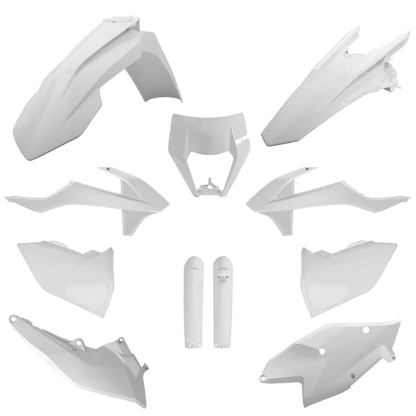 POLISPORT PLASTIC KIT COMP WH KTM 91470