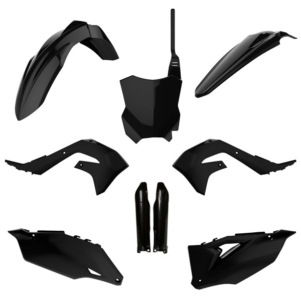 POLISPORT PLASTIC KIT COMP BK KAWA 91496