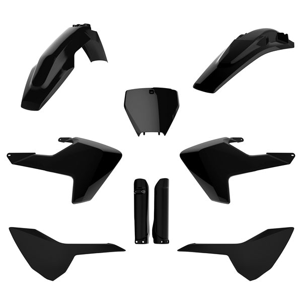 POLISPORT PLASTIC KIT COMP BK HUSQV 91501