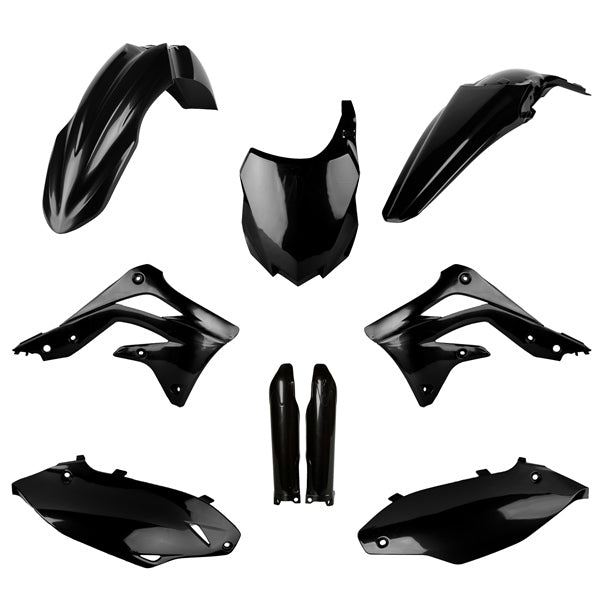 POLISPORT PLASTIC KIT COMP BK KAWA 91569