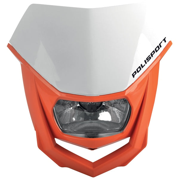 POLISPORT HEADLIGHT HALO WH/OG 8657400038