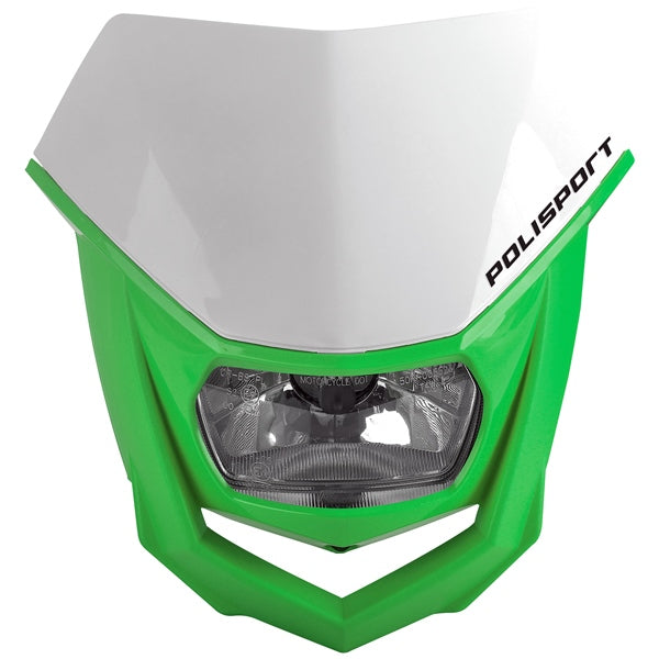 POLISPORT HEADLIGHT HALO WH/GR 8657400041