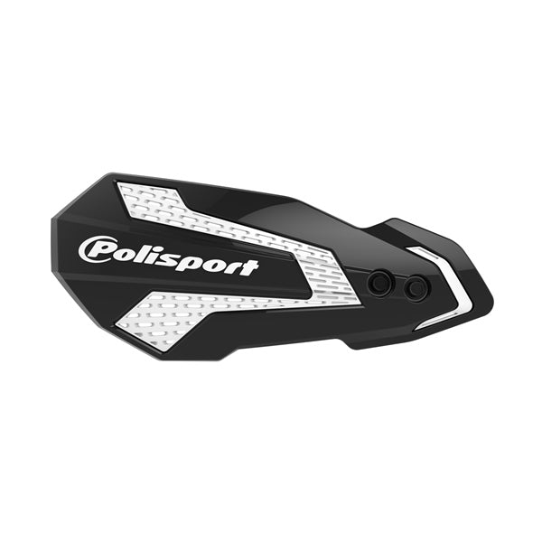 POLISPORT HANDGUARD MX FLOW W/MOUNT BK/WH BETA 8308200001