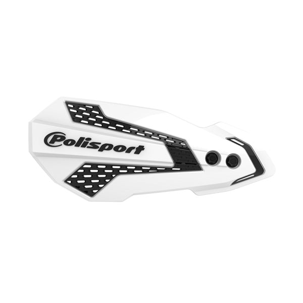 POLISPORT HANDGUARD MX FLOW PLASTIC BK/WH 8308200025