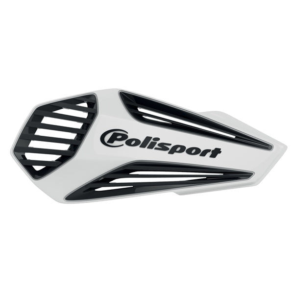 POLISPORT HANDGUARD MX AIR W/MOUNT WH/BK 8308400002