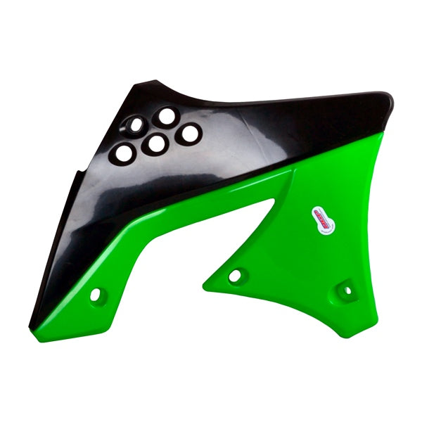 POLISPORT RADIATOR SCOOP BK/GR KAWA 8412800004