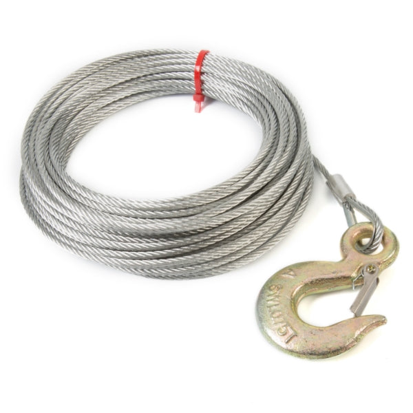KIMPEX STEEL CABLE WINCH 5/32"X50 W/HOOK KIMPEX 5/32"X50'-(7X19)