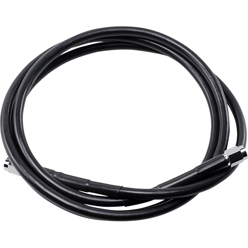DRAG SPECIALTIES BLACK S/S BRAKE LINE 64" 864-BLK