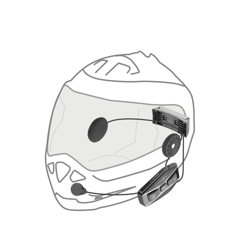 INTERPHONE UCOM16 MESH HEADSET FOR HELMET SINGLE PACK INTERPHOUCOM16