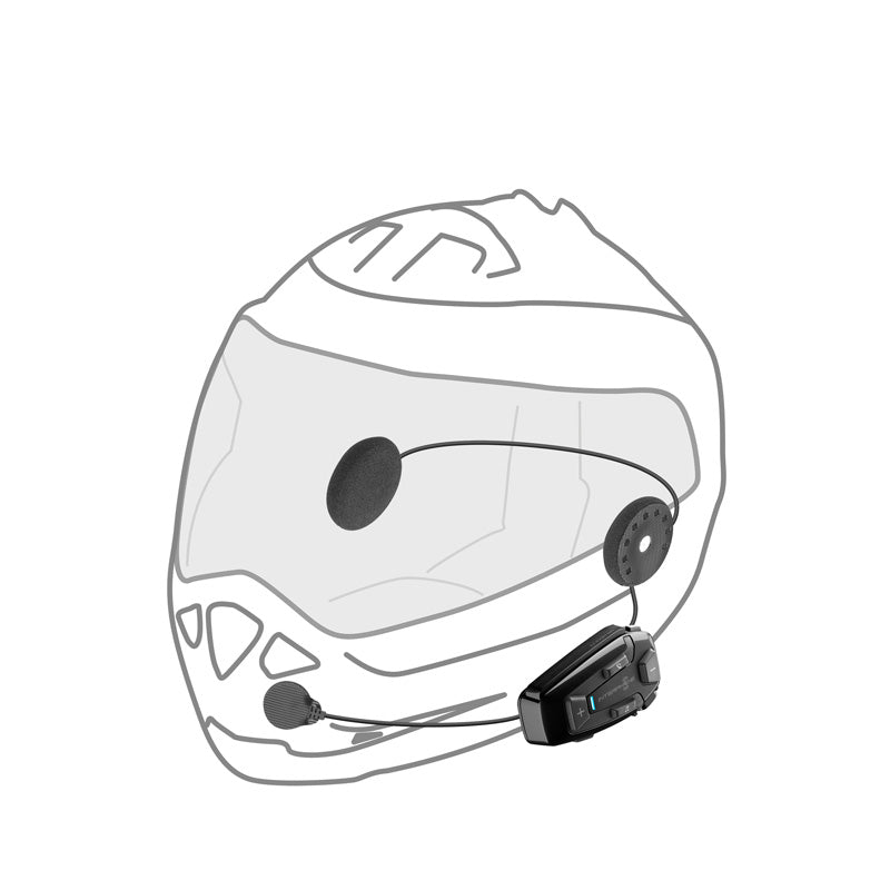 INTERPHONE XUCOM8R MESH BT HEADSET SINGLE PACK INTERPHOUCOM8R