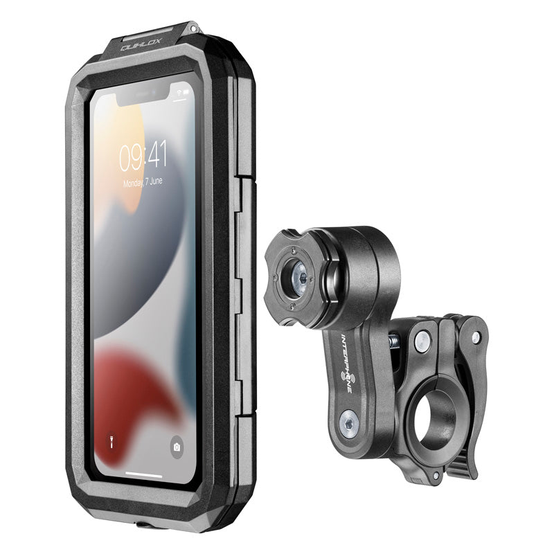 INTERPHONE QUIKLOX - 6.5" HARD CASE + HANDLEBAR MOUNT SMQUIKLOXARMORPRO