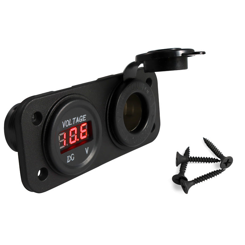 ITL POWER SOCKET  VOLT METER W/ MOUNT. PANEL 2600012
