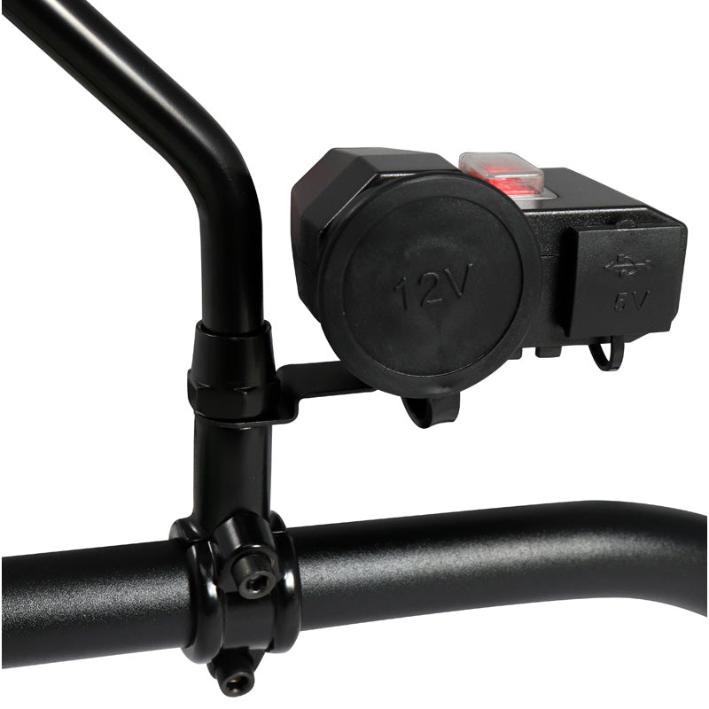 ITL POWER SOCKET  USB 2X3.1AHANDLEBAR OR MIRROR TYPE 2600015