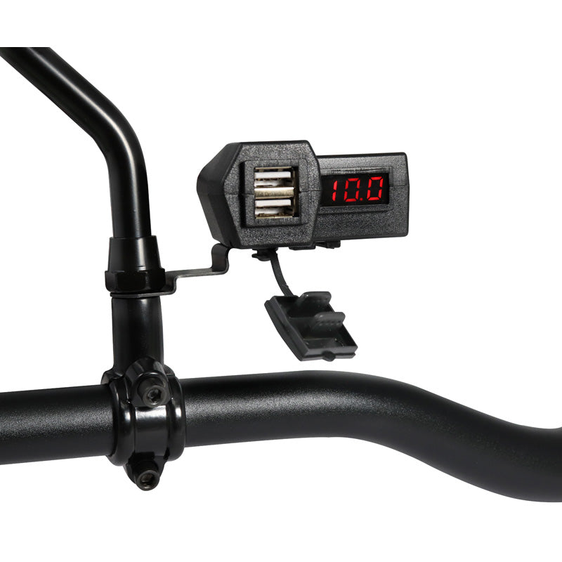 ITL VOLT METER  USB 2X3.1A HANDLEBAR OR MIRROR TYPE 2600016