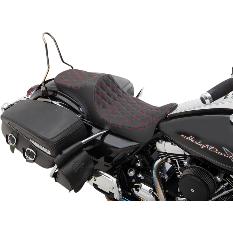 DRAG SPECIALTIES SEATS SEAT PRED III 2UP DDIARED 0801-1306