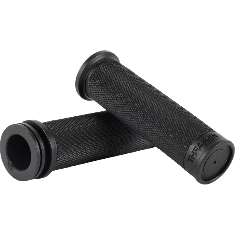THRASHIN SUPPLY CO. GRIPS MOTO 1" SLIM BLACK TSC-2711-1