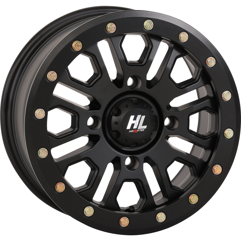 HIGHLIFTER HL23 ALLOY 14X7 4/156 5+2 (+38MM) BEADLOCK MATTE BLACK W1 14HL23-1456