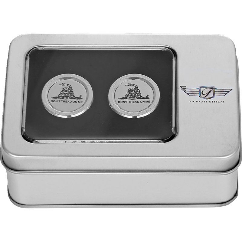 FIGURATI DESIGNS ND MAG DOCKING COVERS SILVER WITH DTOM 25.2X32MM FD40-DC-25.2/32-SS