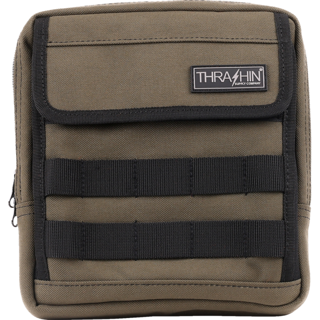 THRASHIN SUPPLY CO. BAG HANDLEBAR TSC SLIM GREEN THB-0031