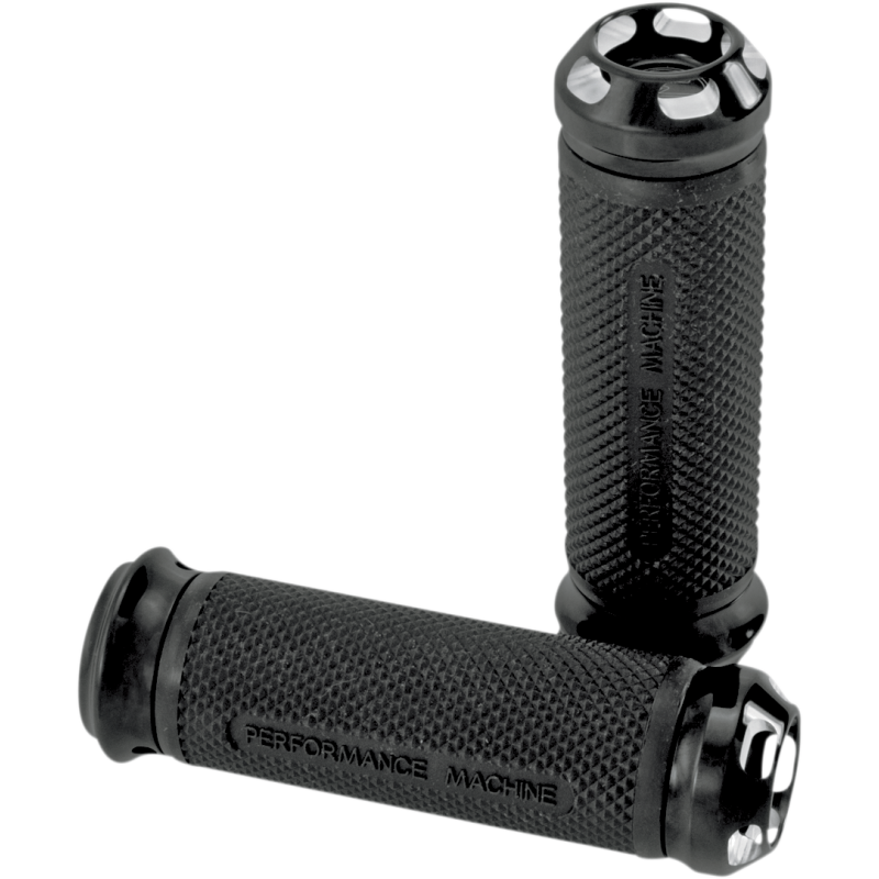 PERFORMANCE MACHINE 82-17 ELITE APEX GRIPS BLK F/CABLES 0063-2043-BM