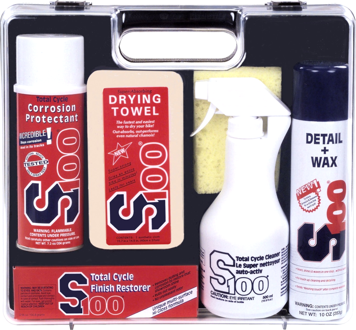 S-100 S100 CYCLE CARE GIFT SET (5 PRODUCTS) 12000C