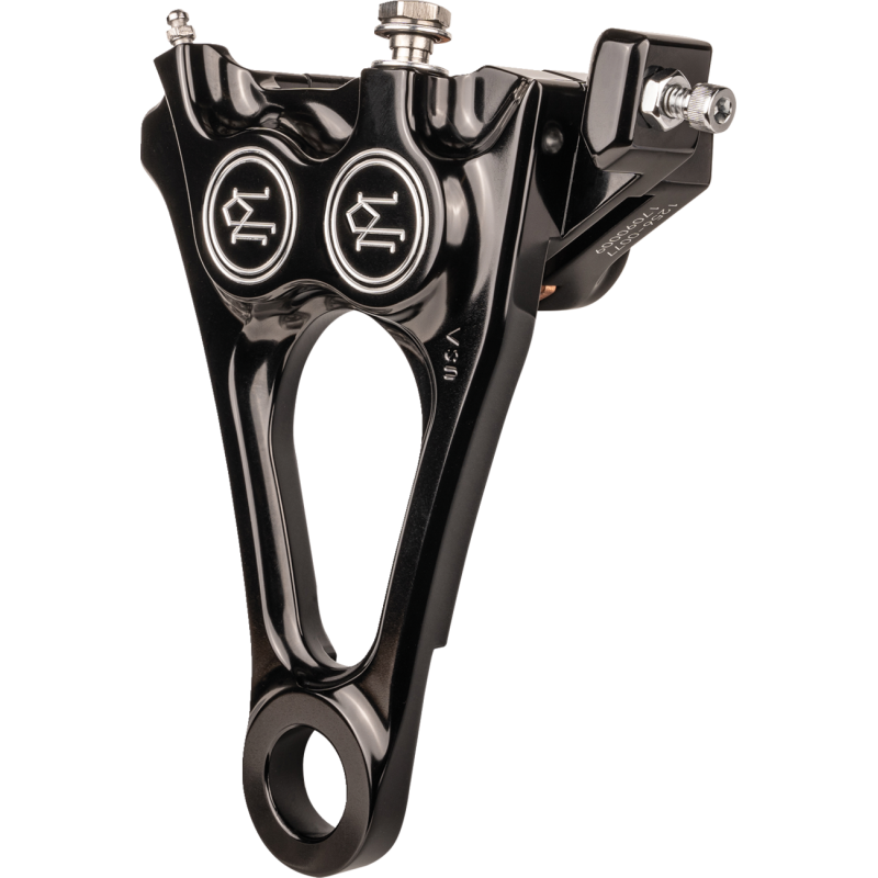 PERFORMANCE MACHINE REAR CALIPER - BLACK OPS 1256-0084-BM