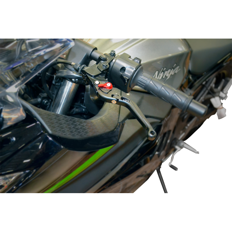 HOT BODIES LEVER SET ADJ KAW NINJA 250R/300 BLK 50802-2600