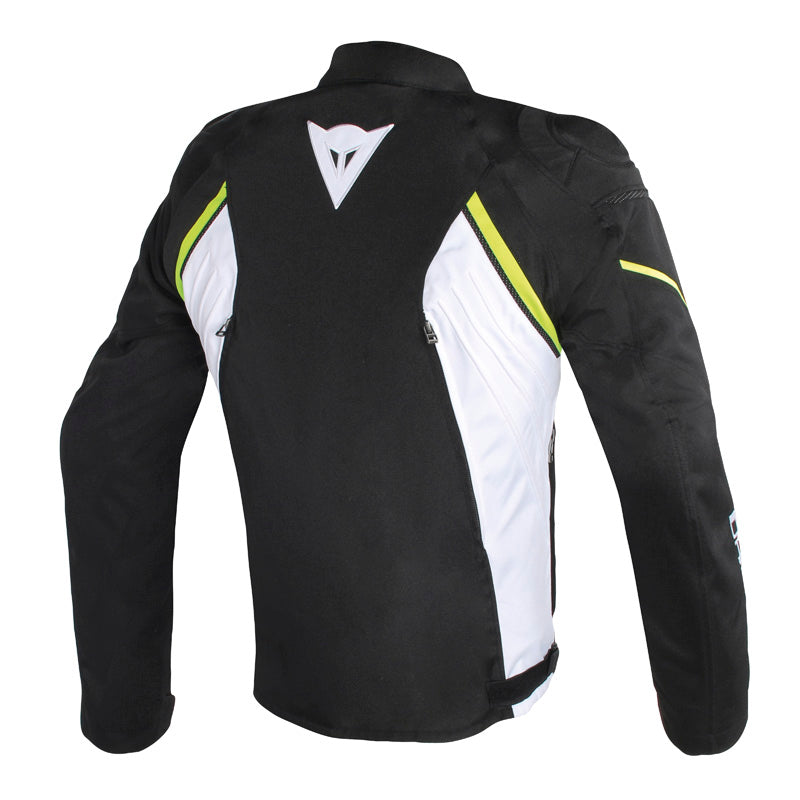 DAINESE AVRO D2 TEX JACKET BLACK/WHITE/YELLOW-FLUO 1735190-Q90-52