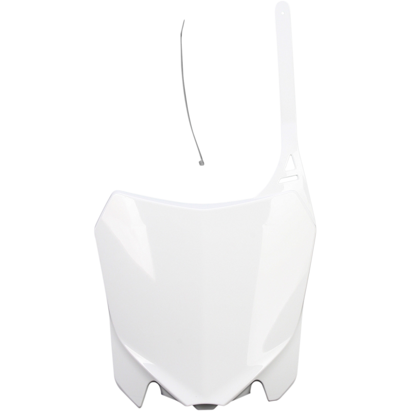 UFO FRONT # PLATE CRF450 2013 WHITE HO04656-041