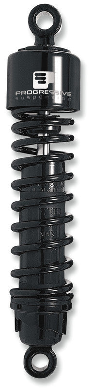 PROGRESSIVE SUSPENSION 412 SERIES SHOCK - 12" - STANDARD/HEAVY DUTY - BLACK - FXD 412-4046B