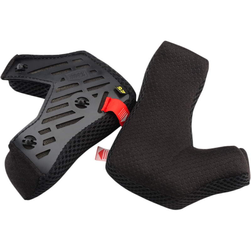 100% AIRCRAFT 2 CHEEK PAD 20MM 89014-00001