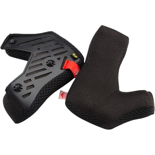 100% AIRCRAFT 2 CHEEK PAD 24MM 89014-00002
