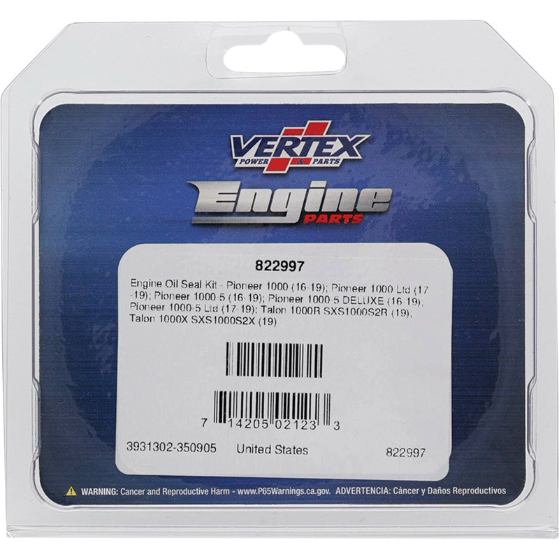 VERTEX OIL SEAL KIT 822997