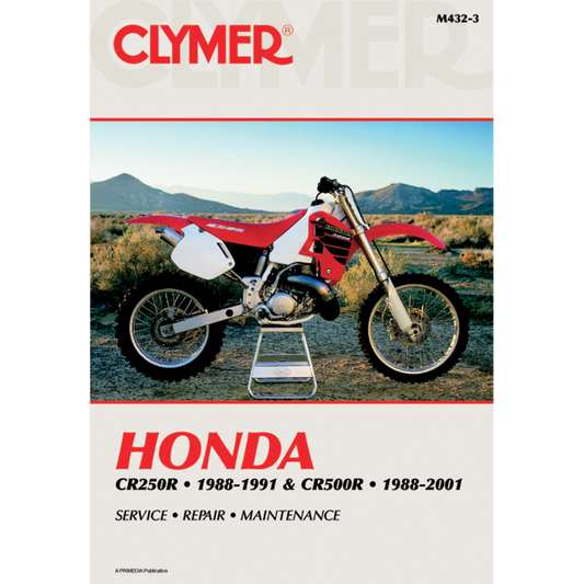 CLYMER 88-91 HONDA CR250 & 88-01 CR500R MANUAL CM4323