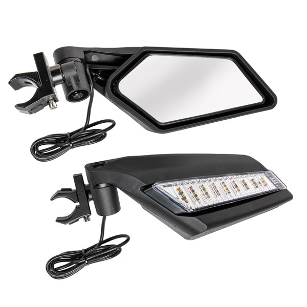 KIMPEX SIDE VIEW MIRROR UTV 1.5-2   W/LIGHT BG-UTV-17D-W/LIGHT