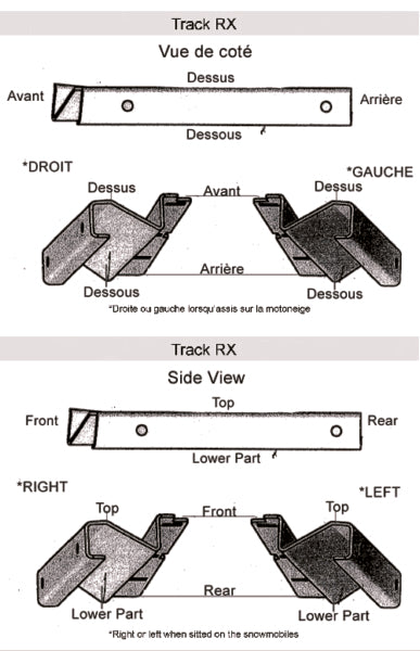 SEATJACK TRACKS APEX & RX YAM QTY2 SEAT JACK T-RXJ