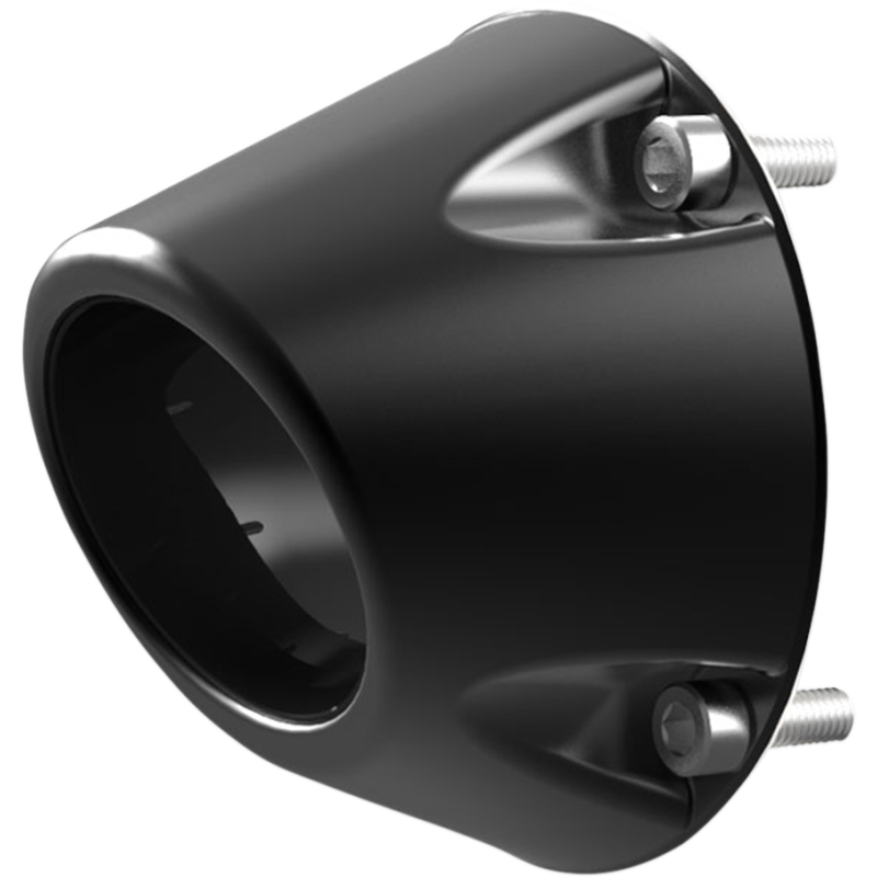 HMF ENGINEERING EURO END CAP - ROUND / HMF  / BLACK 6996107