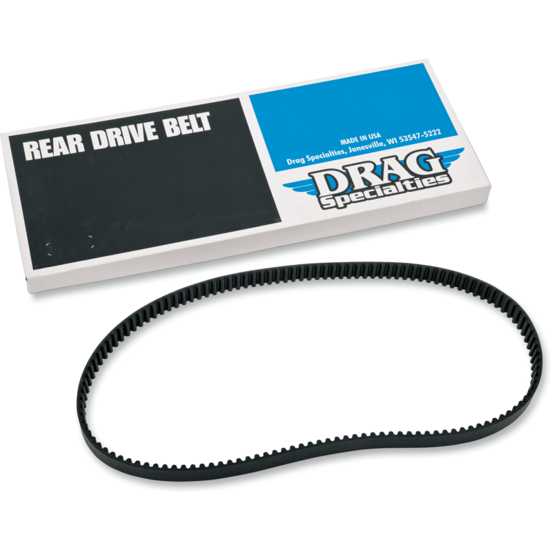 DRAG SPECIALTIES 20MM 132 TOOTH CARBON REAR DRIVE BELT 1204-0049