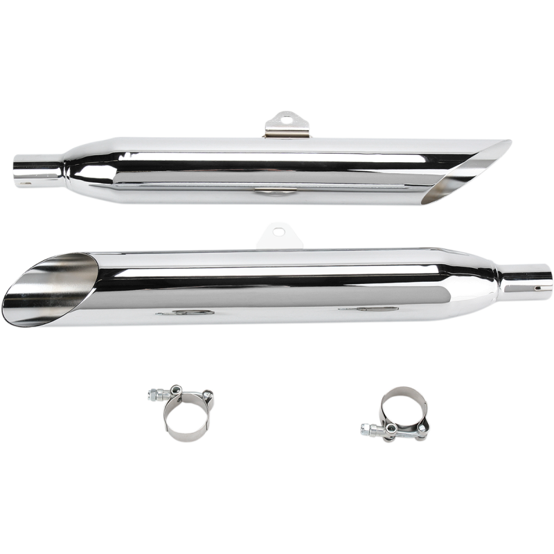 COBRA 06-09 1100 V-STAR SLASHCUT SLIPON MUFFS 2173SC