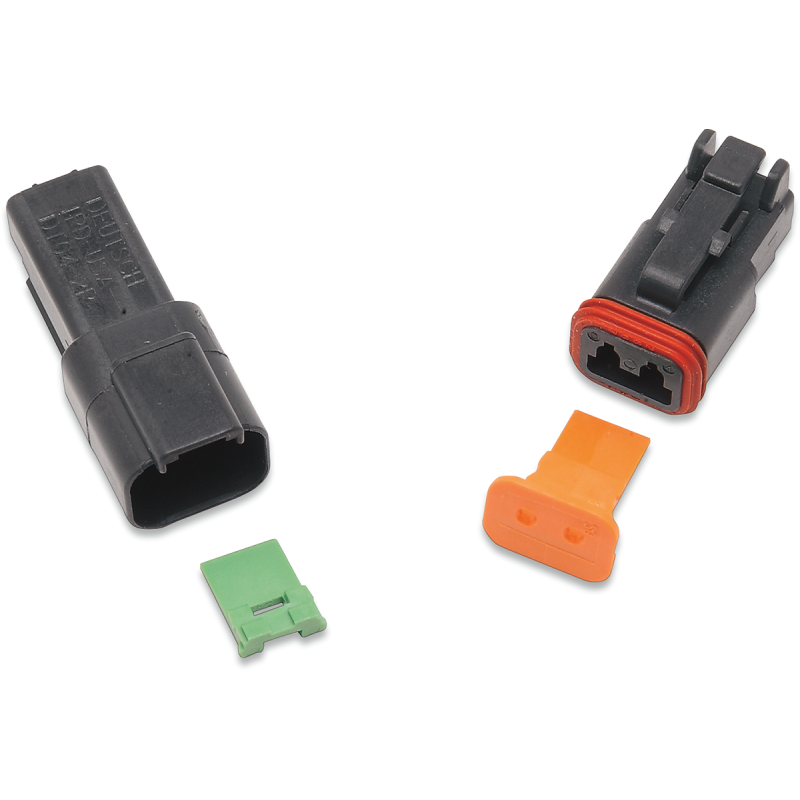 NAMZ DEUTSCH BLACK 2 PIN CONNECTOR EA DR-2B