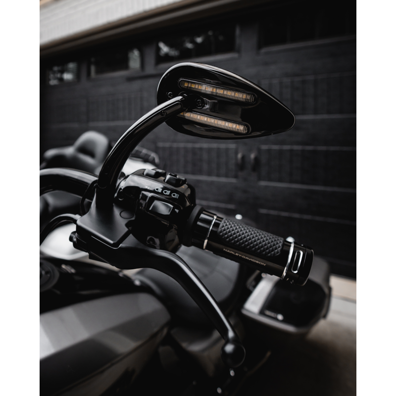 CUSTOM DYNAMICS MIRRORS LED RUN & TURN SIGNAL BLACK CD-MIR-PLUG-B