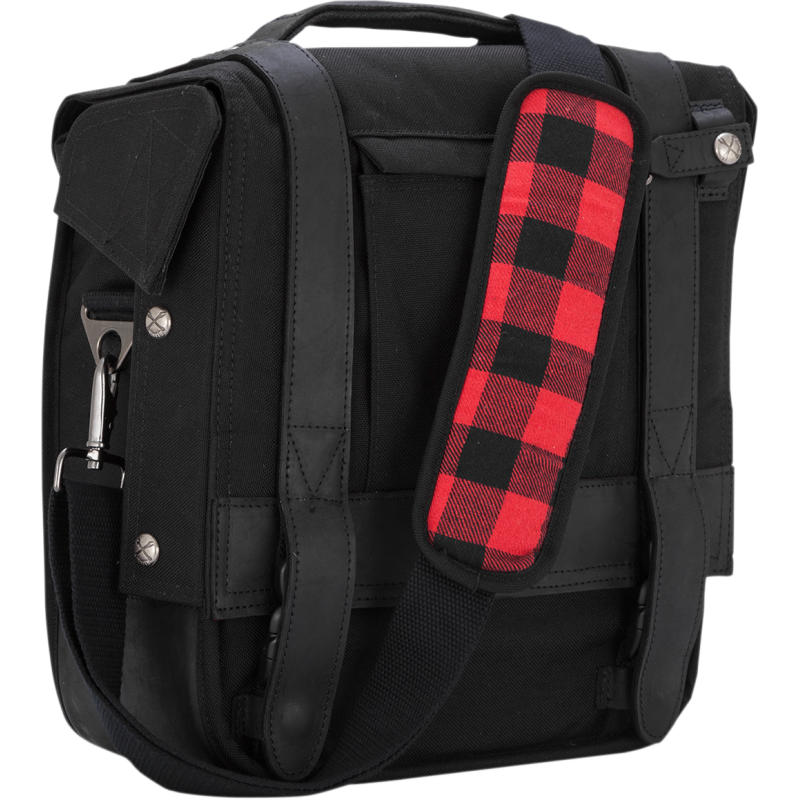 BURLY BRAND DETACHABLE SADDLEBAG - BLACK B15-1000B