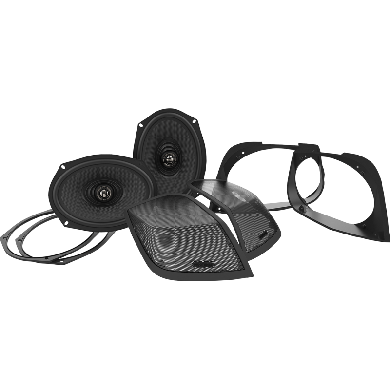 HOGTUNES CUT IN LID ADAPTORS WITH XL 6X9" SPEAKERS FOR 14-23 MODELS RETRO 692 LID-RM
