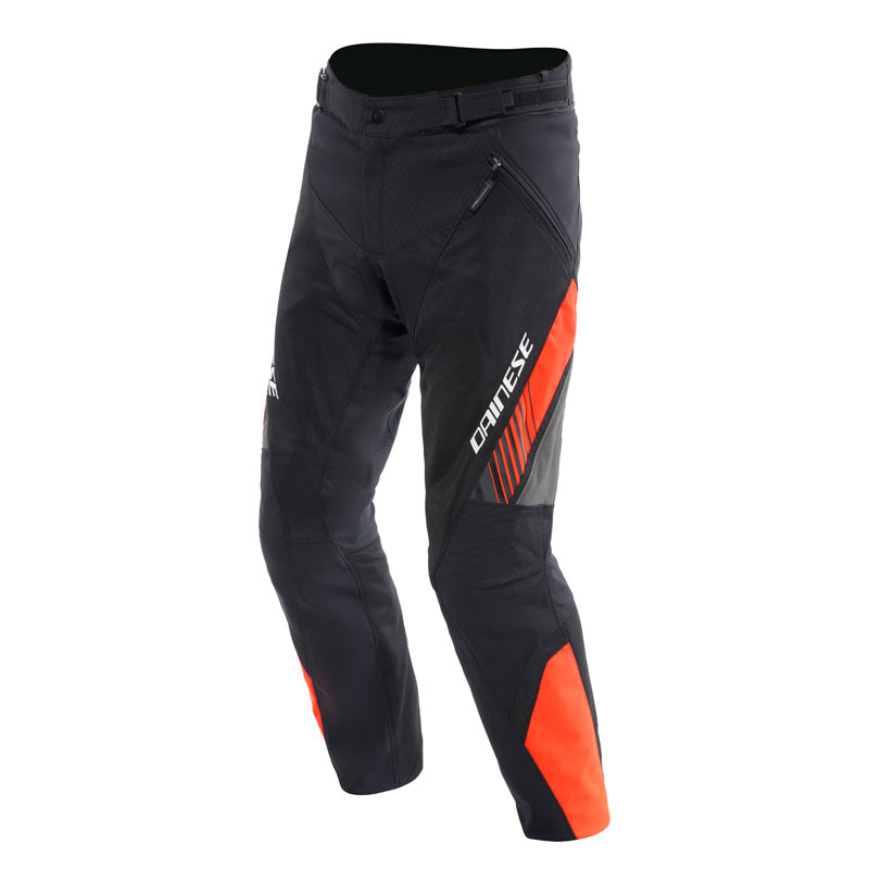 DAINESE DRAKE 2 AIR ABSOLUTSHELL PANTS - BLK/RED-FLUO (52 16700002-628-52