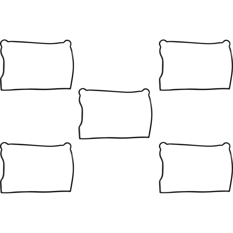 JAMES GASKET 84-91 B/T LWR R/CVR RUBBER (5) JGI-17355-84-A