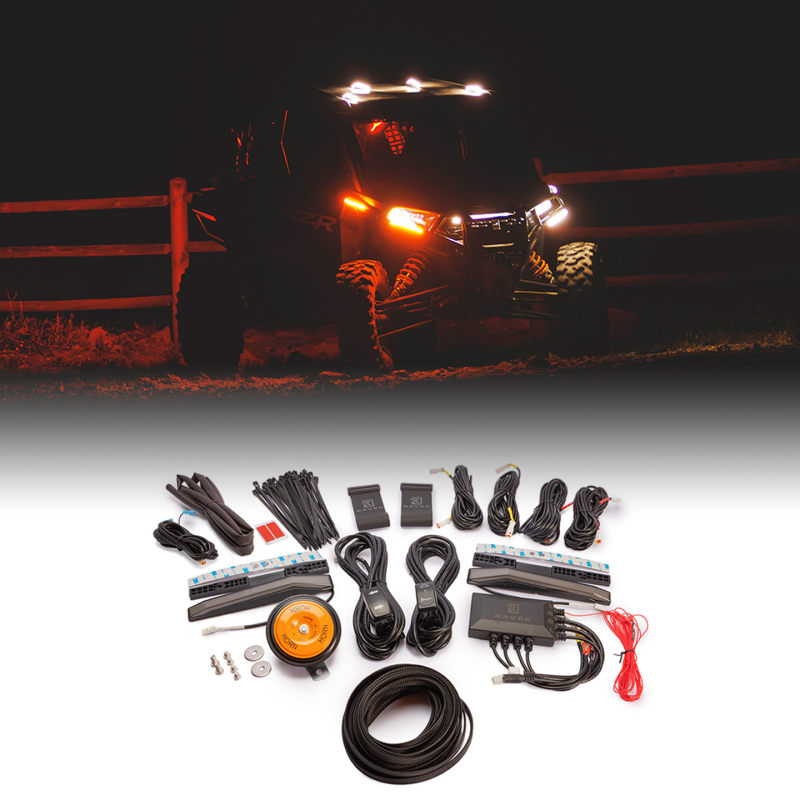 RAVEK TURN SIGNAL KT W/WHITE RUNNING LIGHTS RAVEK POLARI 64-500
