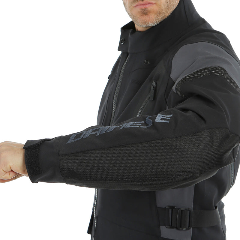 DAINESE TONALE D-DRY JACKET BLACK/EBONY/BLACK 1654618-66C-56